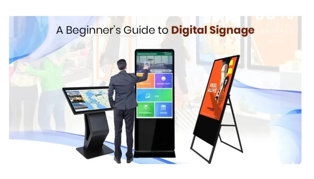 Commercial Digital Signage Display installed in a corporate office by Bhatai Automation